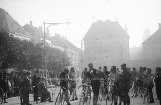 Course de vélo à La Chaus-de-Fonds en 1900