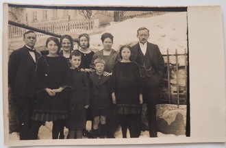  La famille Gnehm en 1924