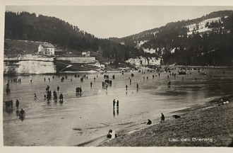 Le lac des Brenets en 1889