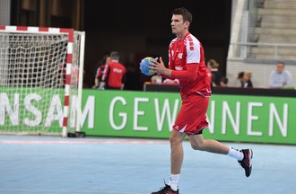Match de l'équipe de Suisse de Handall face au Portugal à Bienne