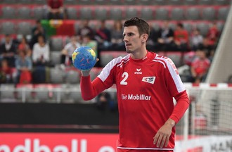 Match de l'équipe de Suisse de Handall face au Portugal à Bienne
