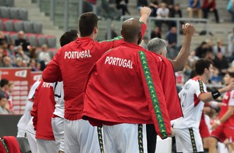 Match de l'équipe de Suisse de Handall face au Portugal à Bienne