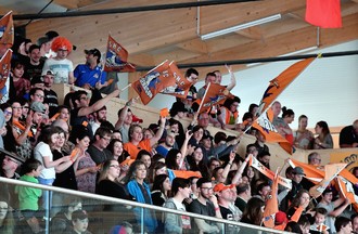 La finale de la Coupe d'Europe U19 d'inline hockey entre Rossemaison et Copenhague