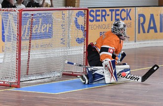 La finale de la Coupe d'Europe U19 d'inline hockey entre Rossemaison et Copenhague