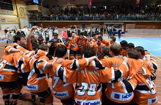 La finale de la Coupe d'Europe U19 d'inline hockey entre Rossemaison et Copenhague