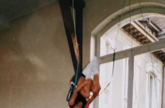 Entraînement saut avec la sangle