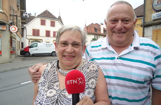 Silvia et René qui ont participé au jeu: qui s'en  souvient