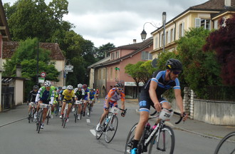 Nous avons vu les cyclistes du Tour du Lac