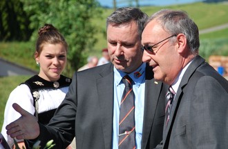 Werner Salzmann et Guy Parmelin