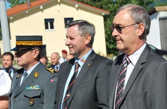 Werner Salzmann et Guy Parmelin