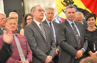 Willy Sunier, Guy Parmelin et Werner Salzmann