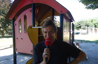 Patrick le gérant du camping, qui a tenu le rôle de la victime