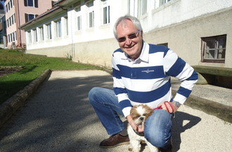 Benoit qui a relevé le défi en nous apportant des boules de pétanque