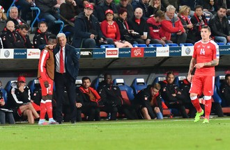 Breel Embolo, Vladimir Petkovic et Steven Zuber