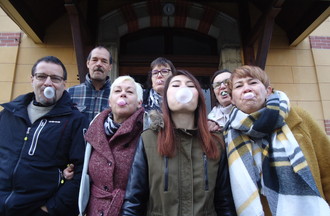 Concours de bulles de chewing-gum