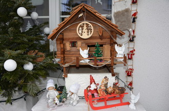 Crèche de Jacqueline Neil sur la route des crèches à Bassecourt