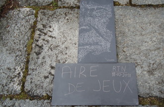 Nous avons relevé le défi de Florian, nous devions faire une gravure