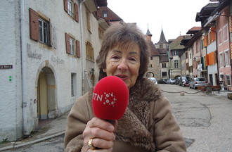 Sylvie Charrière de l'association de la Collègiale de Valangin