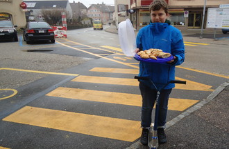 Quentin notre livreur de croissants