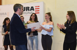 Marine Groccia (VTT), Laure Fleury (bras de fer), Léa Jeambrun (gym), Fanette Humair (athlétisme) et Sarah Forster (hockey)