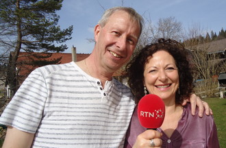 Patricia et son mari Pierre-Alain la gagnante du jeu: portrait chinois