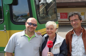 Cédric qui nous a parlé de son métier de conducteur de tram