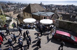 (Photo : KEYSTONE / Anthony Anex).