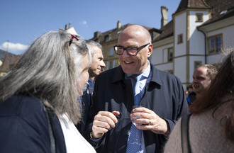 SCHWEIZ BUNDESRAT SITZUNG EXTRA MUROS