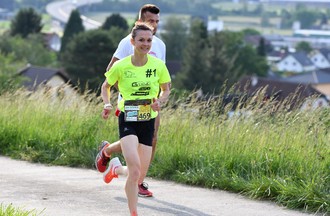 Odile Spycher a gagné en toute décontraction (photo : Georges Henz)