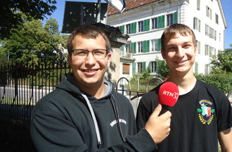 Nicolas et Ludovic de la Jeunesse du haut vallon