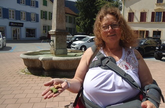 Marie-France nous a aussi apporté des croquettes