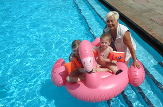 Le flamand rose a fait le bonheur des petits et des grands