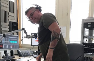Le défi que nous avions imaginé avec Noemy a été relevé par Florian, lui aussi à les pieds dans l'eau
