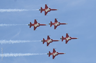 Aérodrome, Colombier, PC 21, Patrouille, Patrouille Suisse, Tiger