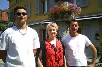 Eliott et Laurent les gagnants du blind test