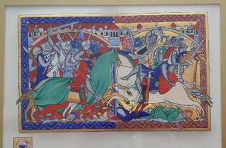 Enluminures faites par Michèle Rindisbacher 