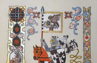 Enluminures faites par Michèle Rindisbacher 