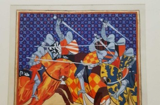 Enluminures faites par Michèle Rindisbacher 