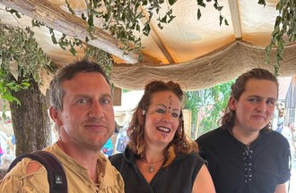 Stéphane, Valérie et Willow Masi 
