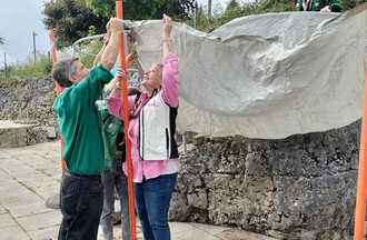 On devait construire un abri