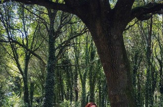 Joëlle est devenue druidesse Hadana en 2022, en Bretagne