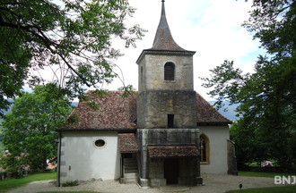 Le temple de Fenin