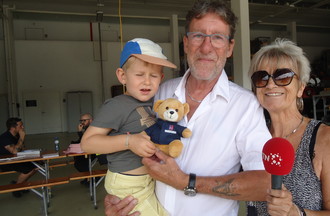 Bravo à Michel et Ursula, grands gagnants du jeu sur les pompiers