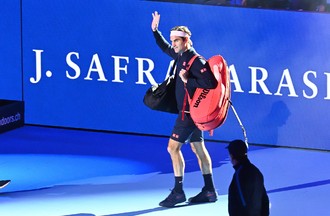 L'entrée de Roger Federer