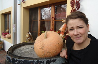 Laura qui a relevé le défi en nous apportant une courge