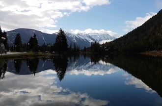 Thème du défi: montagne et lac