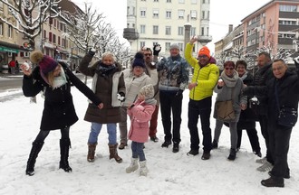 Bataille de boules de neige