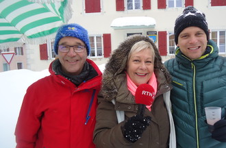 Jean-Maurice Gasser et Samuele Censi, le maire de Grono