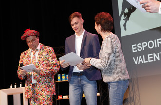 Valentin Nussbaumer (ici son frère), sportif espoir de l'année (Photo : Roger Meier)