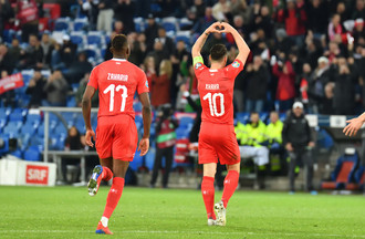 La joie du buteur Granit Xhaka